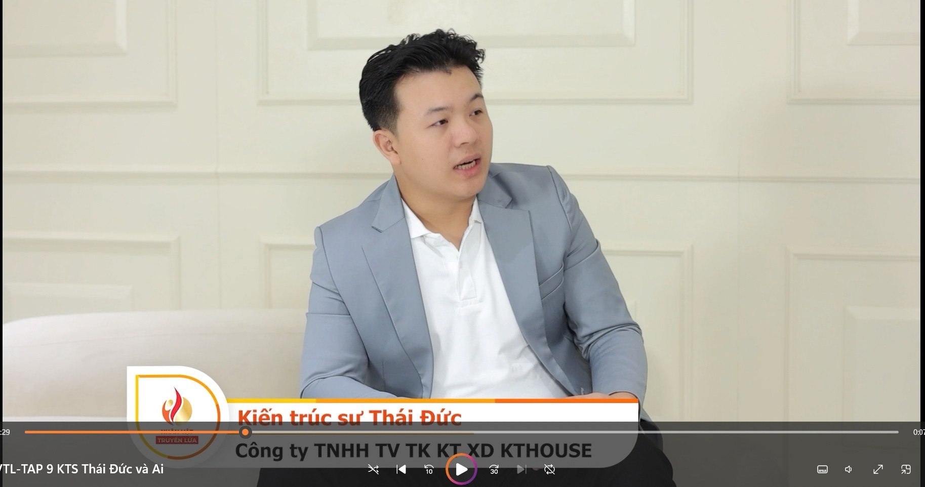 KTS Thái Đức và chương trình HTV Người Truyền Lửa